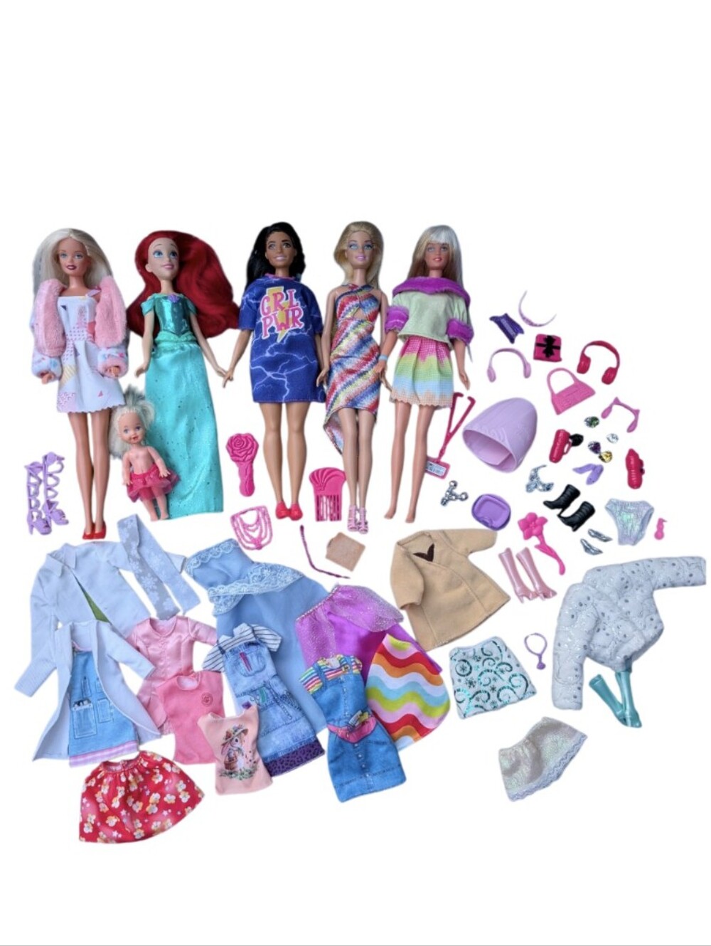 Assorted Barbie & Accessories Lot - Vintage & Modern